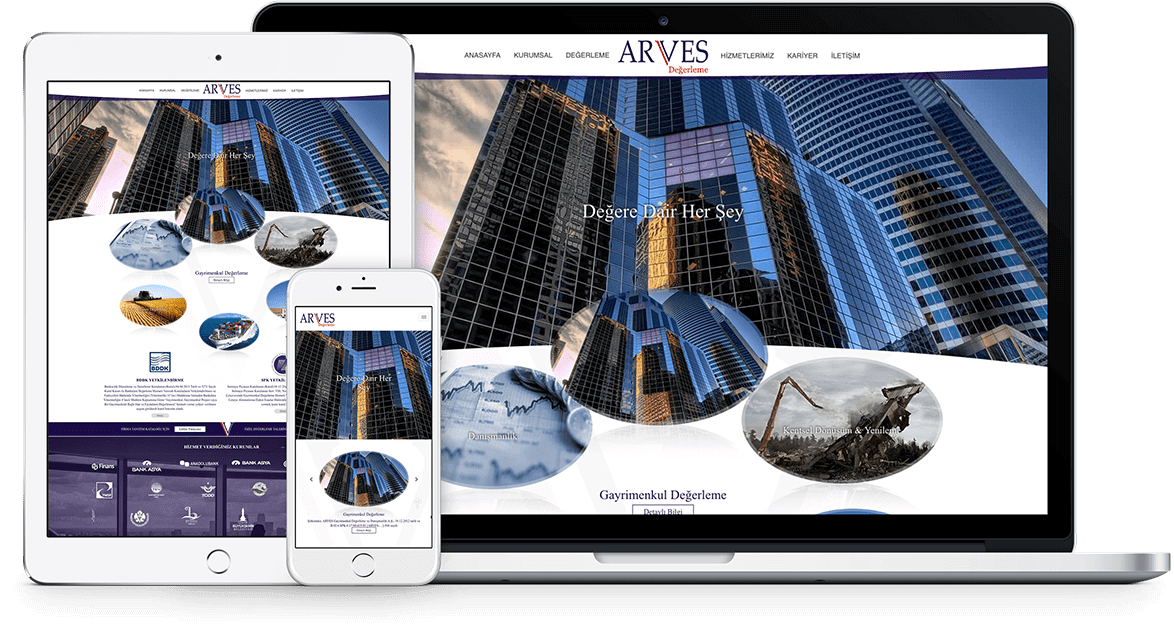ARVES DEĞERLEME | Web Tasarım