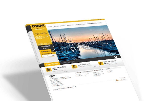 MGM MARINE | Web Tasarım